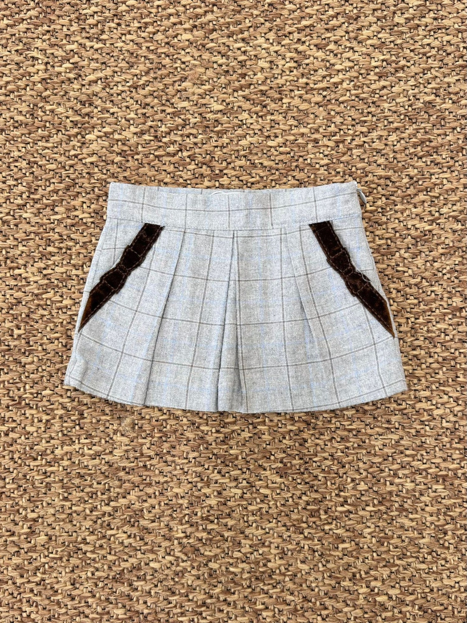 Gonnellina Bimba Grigio DK365 -  NANU' BABY