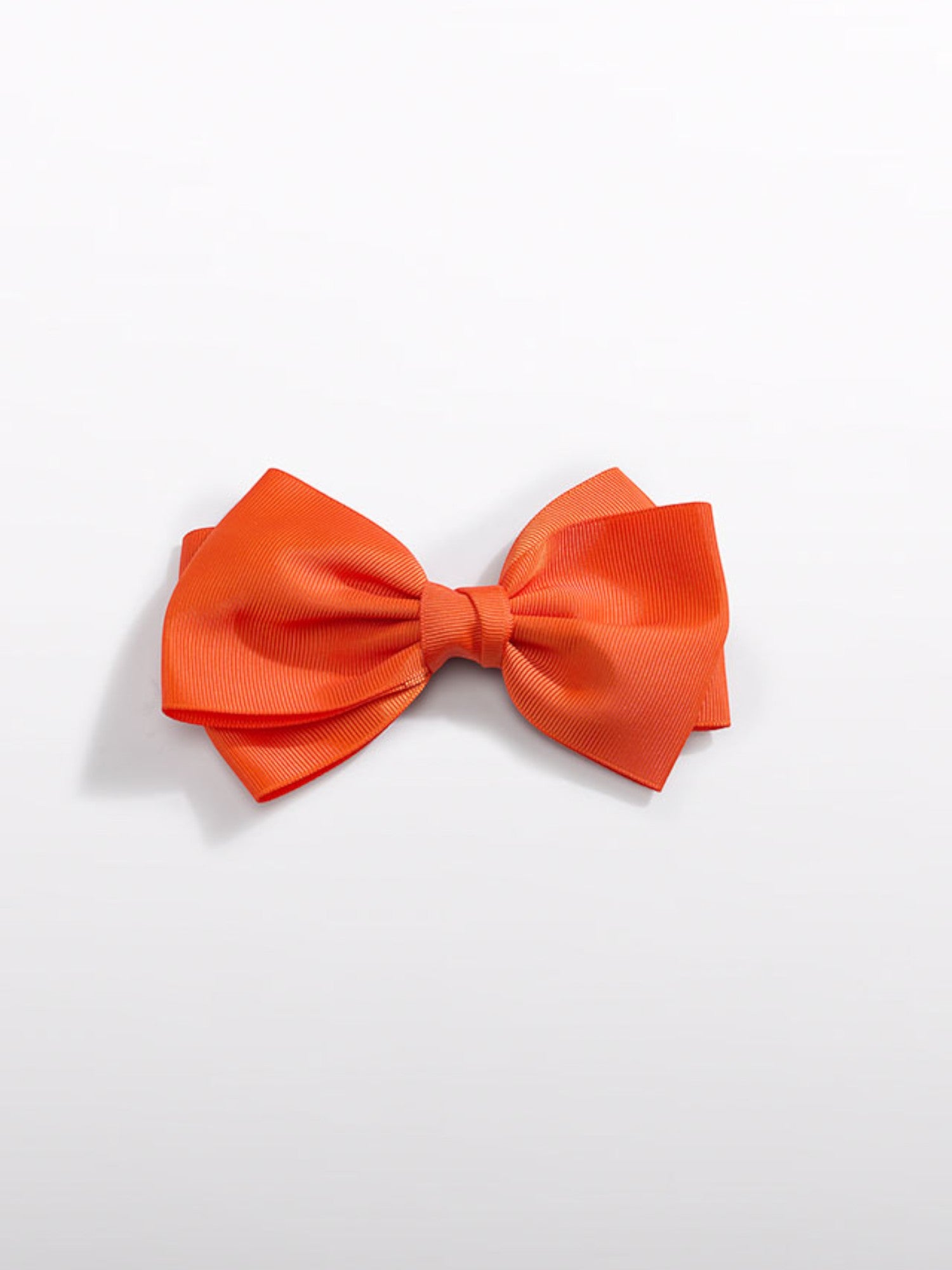 Fermaglio fiocco doppio  ARANCIO 5440 /72 -  NANU' BABY