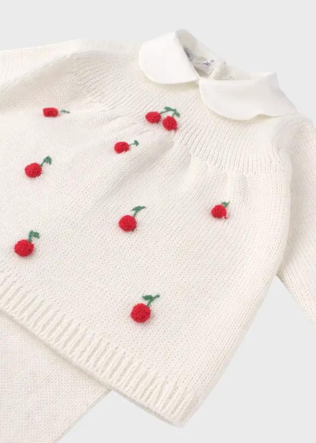 Completo nascita Neonata Avorio CHERRY/CN by PICCOLA GIUGGIOLA