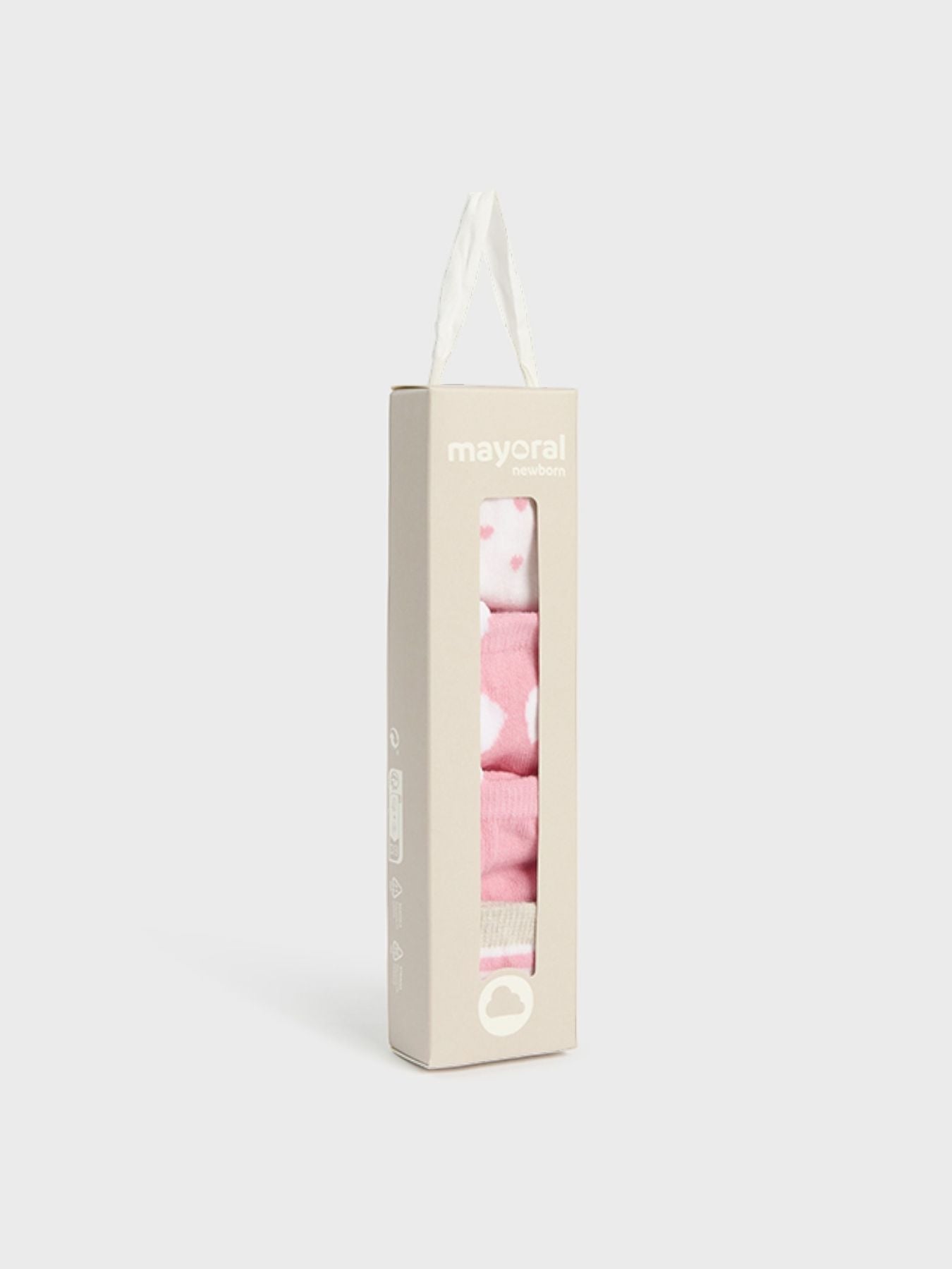Set 4 calze  ROSA 9711/R -  NANU' BABY