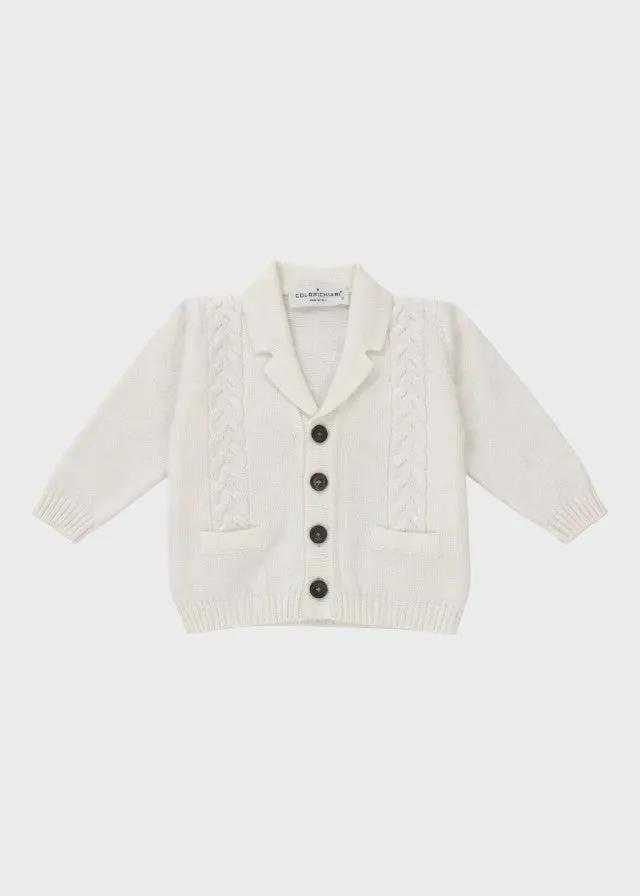 Giacca Bimbo Bianco MN847208/4470A-10 by COLORICHIARI