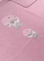 Coperta Neonata Rosa FISH AND FLOWER 197/M by BABY LORD