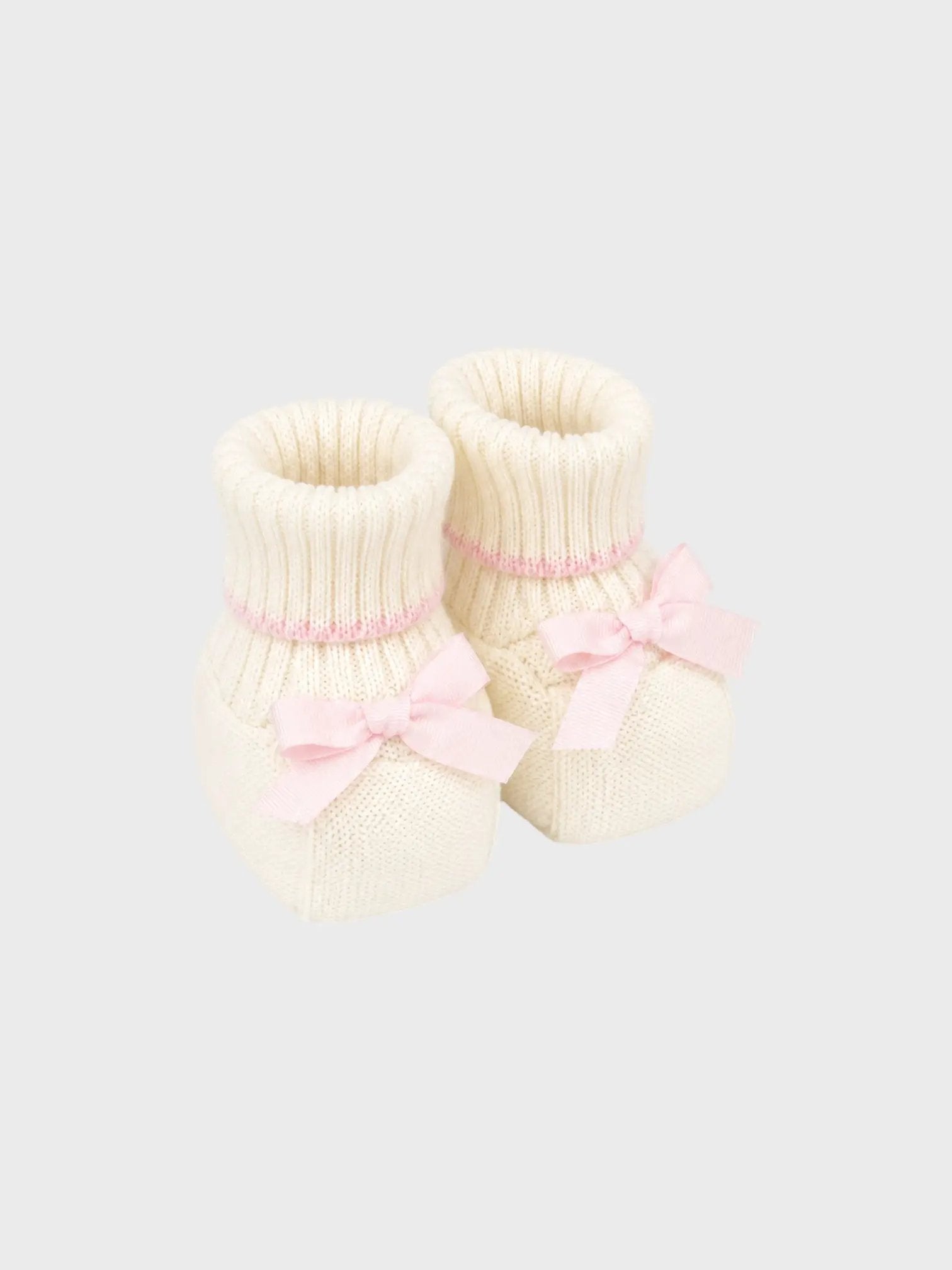 Babbucce Neonato Bianco 8236 by BIMBALO'