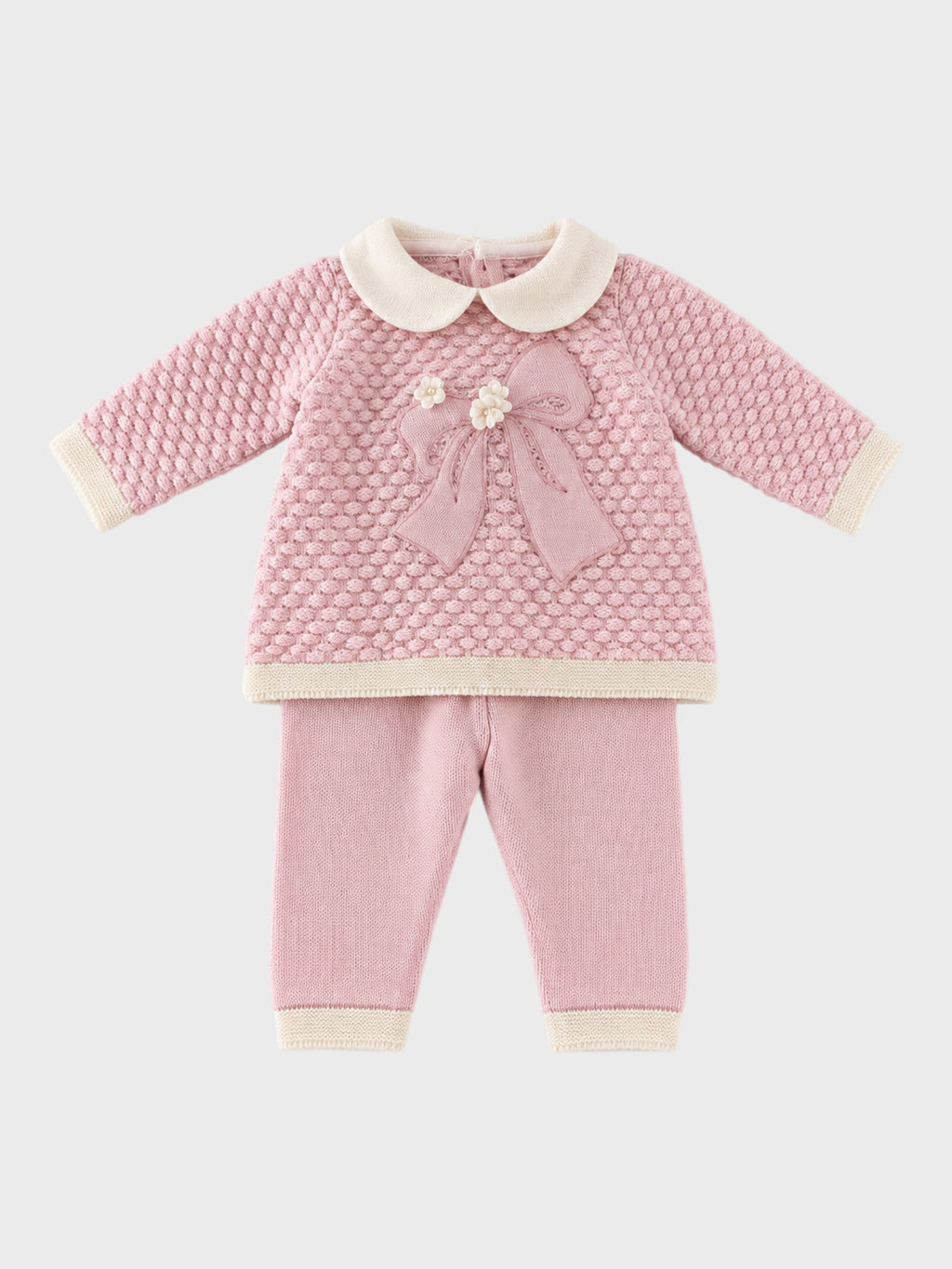 Completo nascita Neonata Rosa 7767 Fiocco
