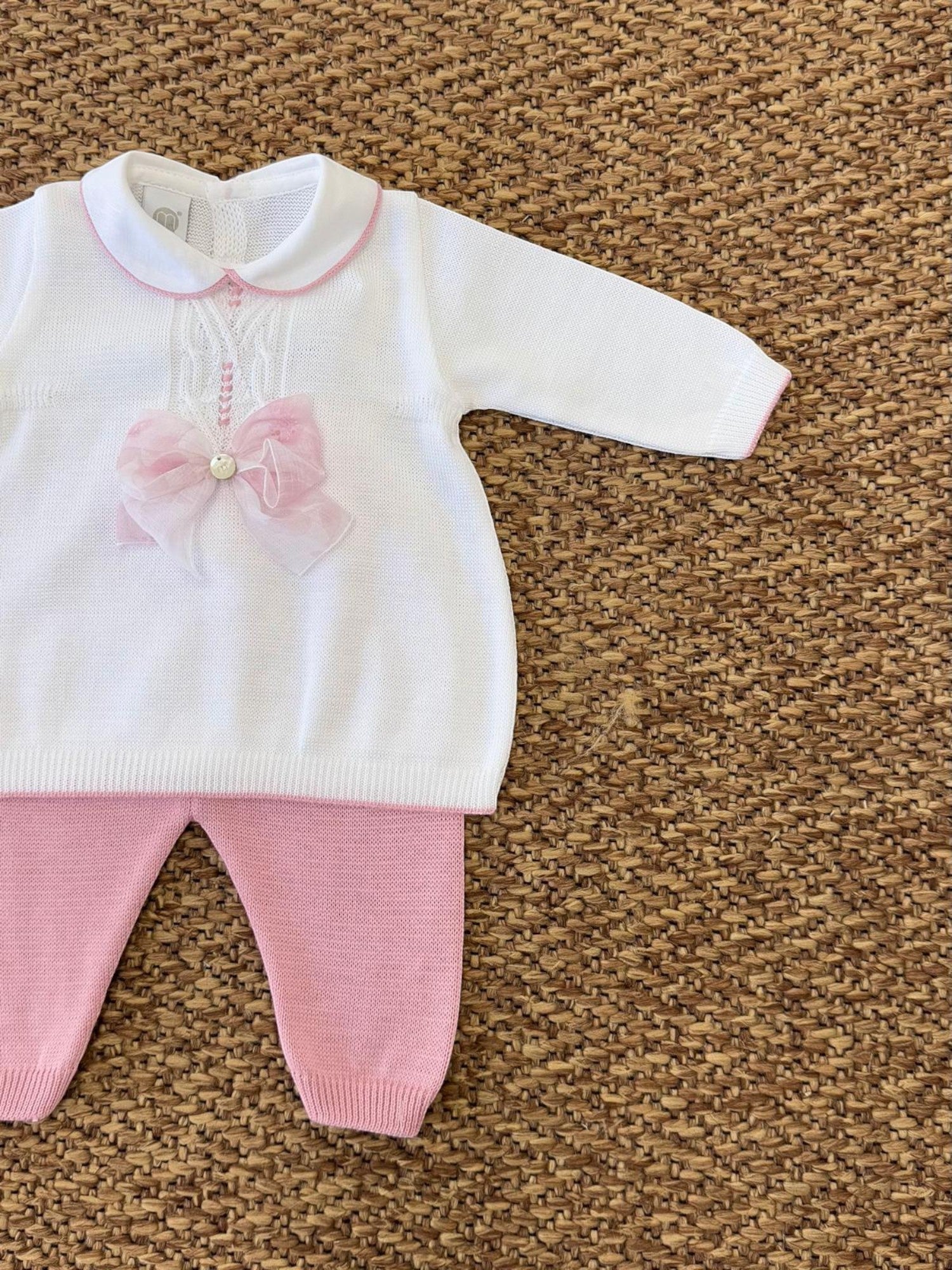Completo nascita Neonata BIANCO EB2319 -  NANU' BABY