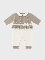 Tutina Neonata Beige FF168620/2088 by COLORICHIARI
