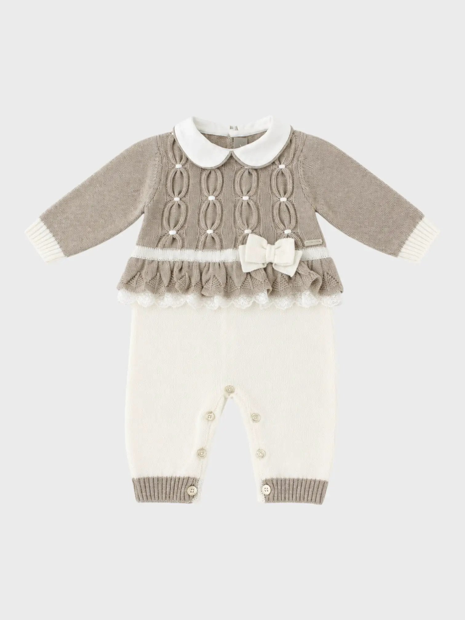 Tutina Neonata Beige FF168620/2088 by COLORICHIARI