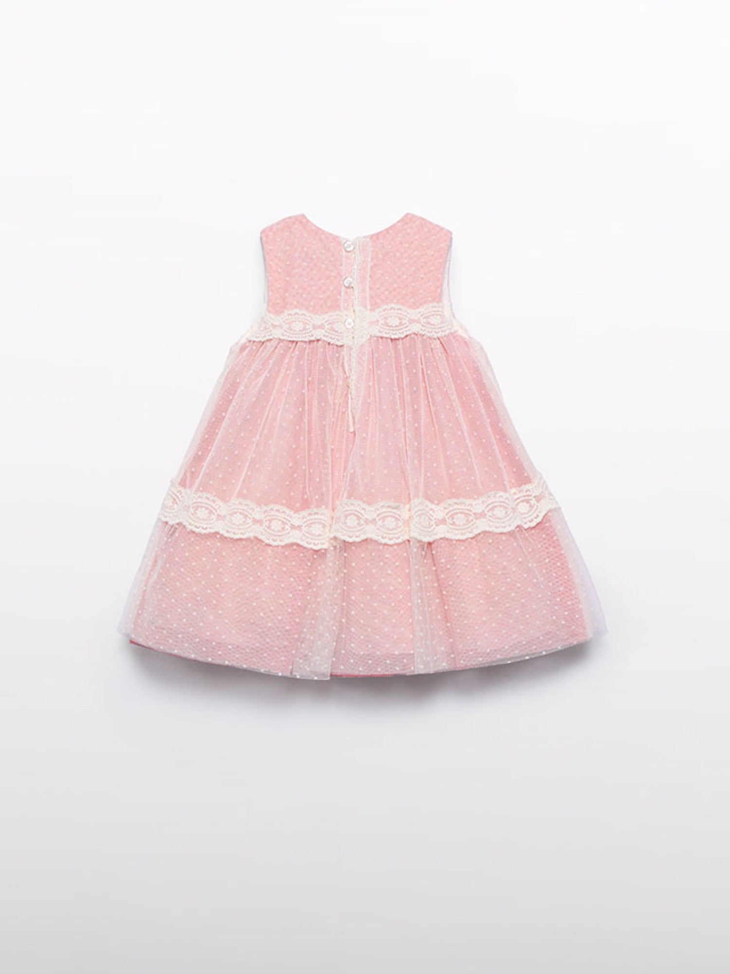 Abito  tulle plumetis Bimba ROSA 5016 /84 -  NANU' BABY