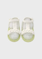 Babbucce Neonata Bianco HUNKAR/SC by PICCOLA GIUGGIOLA