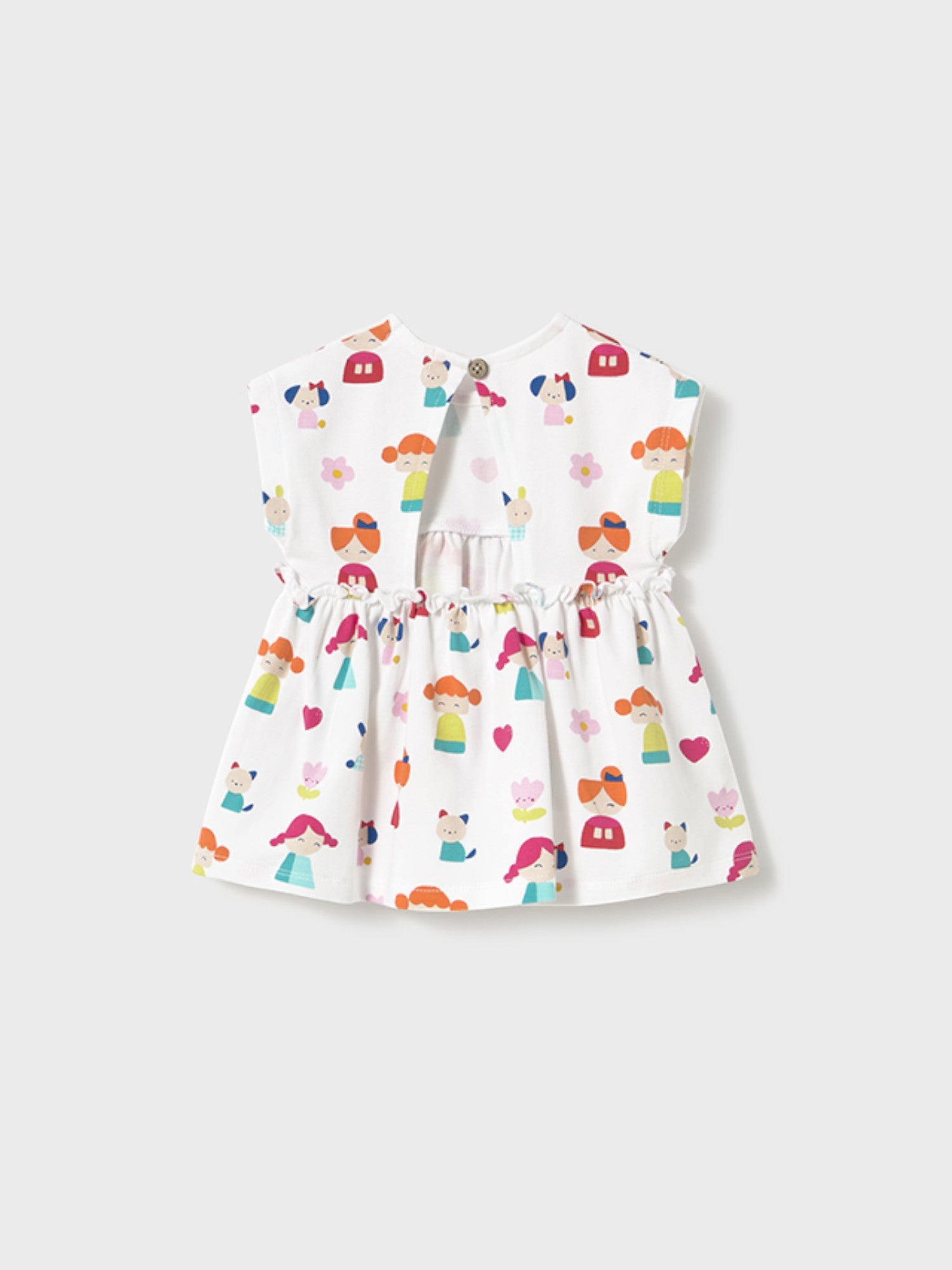 Abito Bimba BIANCO 1870 /B -  NANU' BABY
