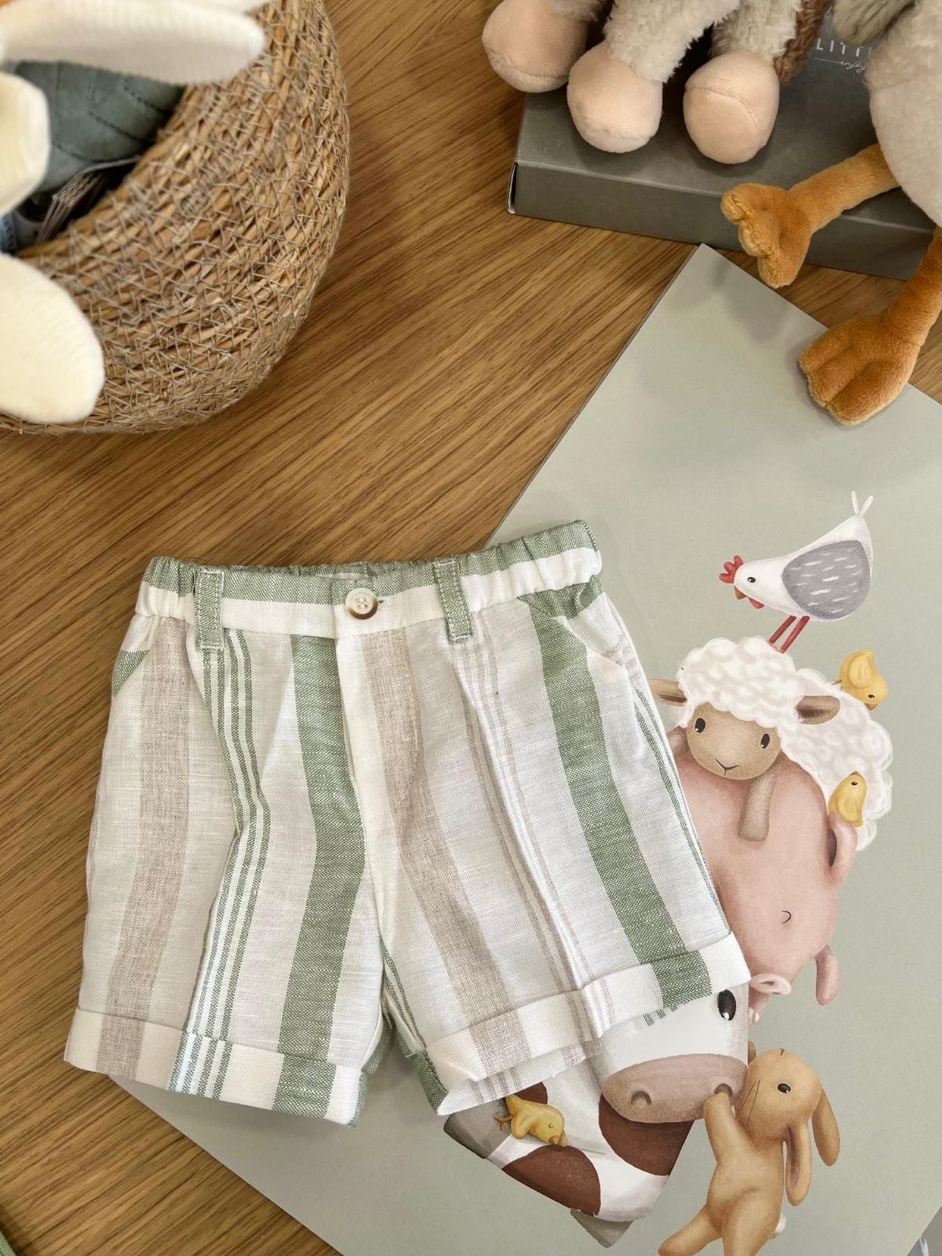 Pantaloncino in panno Bimbo EUCALIPTO 1213 -  NANU' BABY