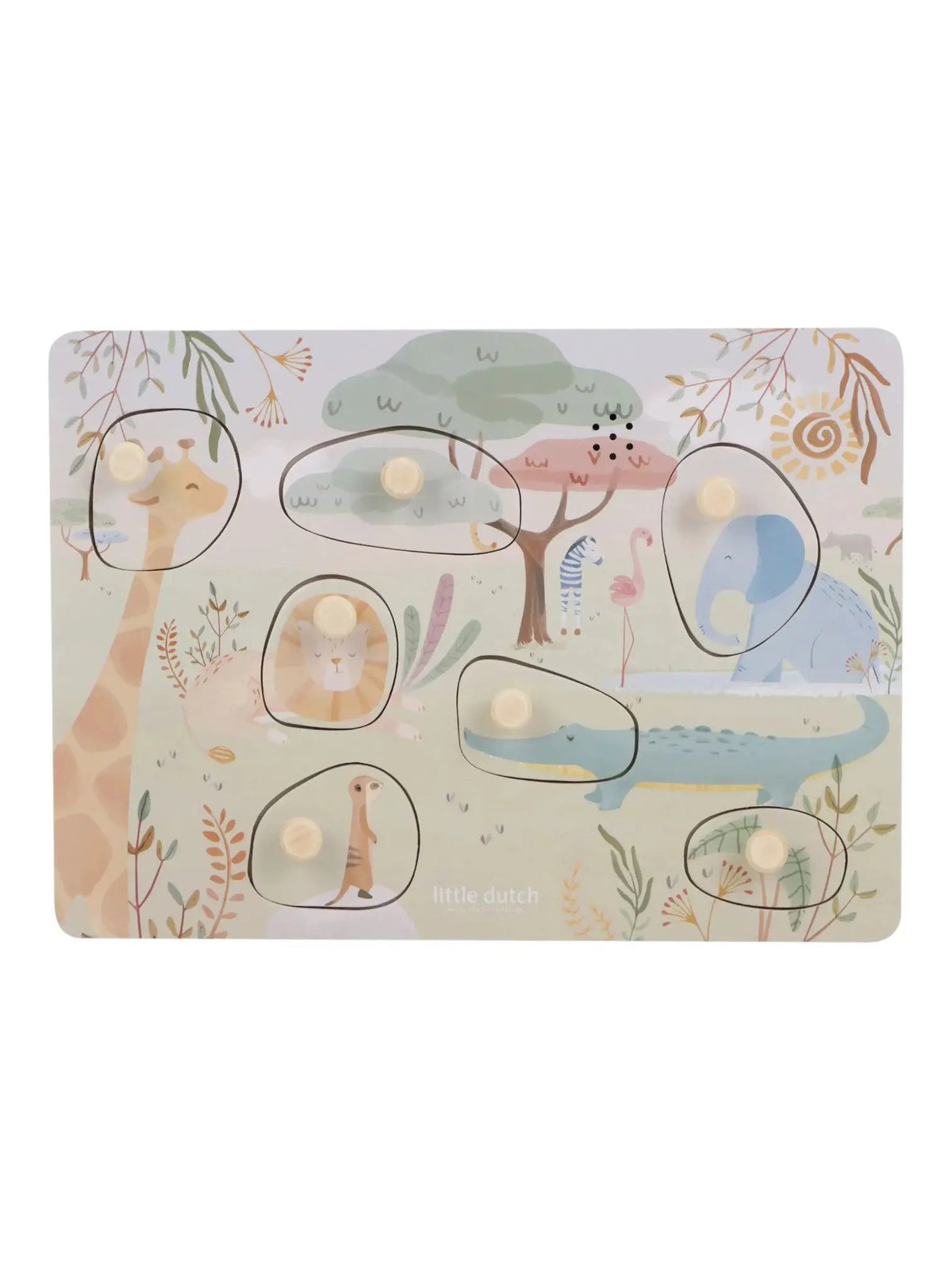 Puzzle sonoro Multicolore LD7440 by LITTLE DUTCH