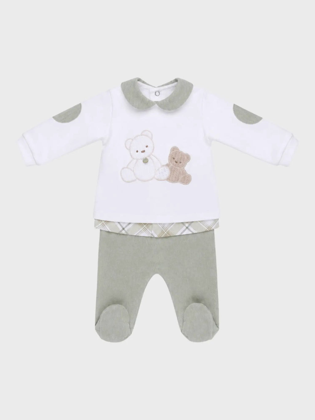 Completo nascita Neonato Verde IS6851 by MARLU'