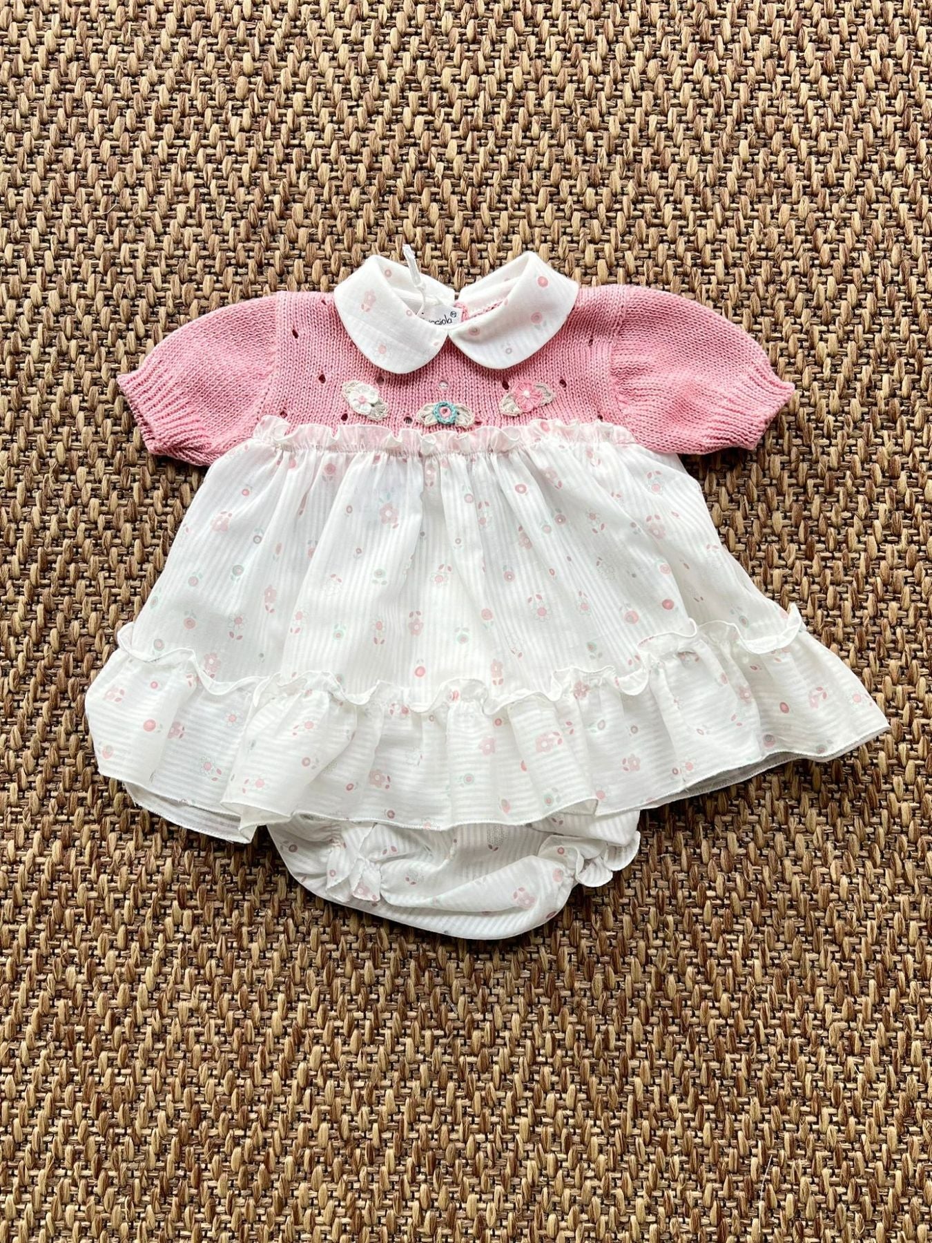 Abito in maglia Bimba ROSA GULTEN/AB -  NANU' BABY