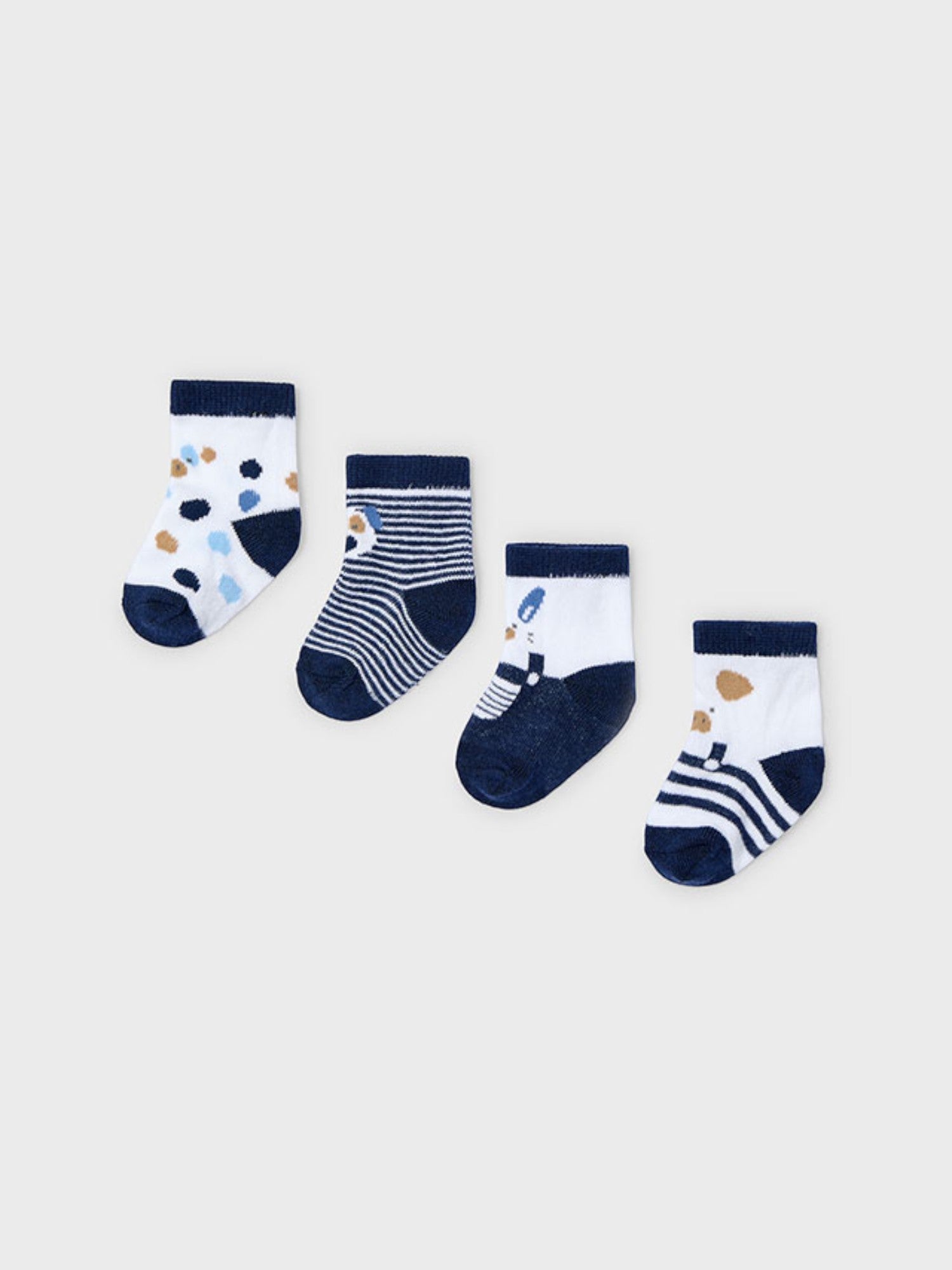 Set 4 calze  BLU 9862 /BL -  NANU' BABY