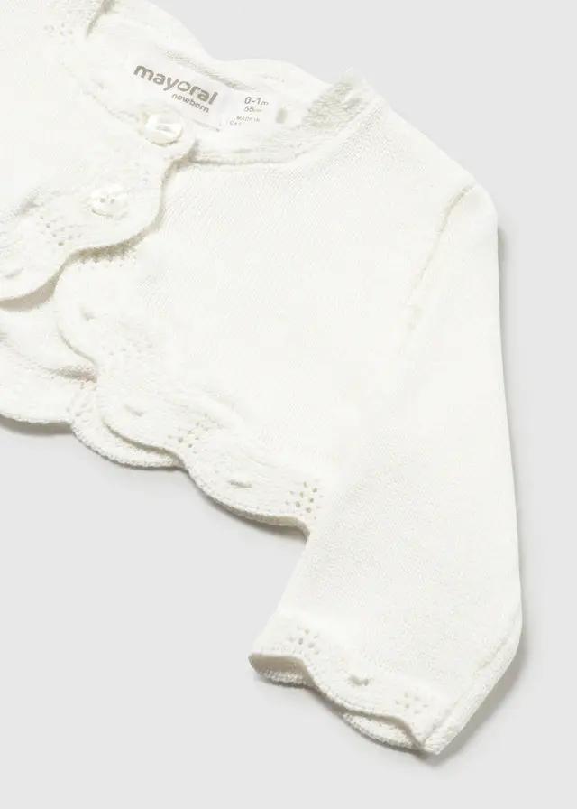 Giacca Bimba Ecru 2365/83 by MAYORAL