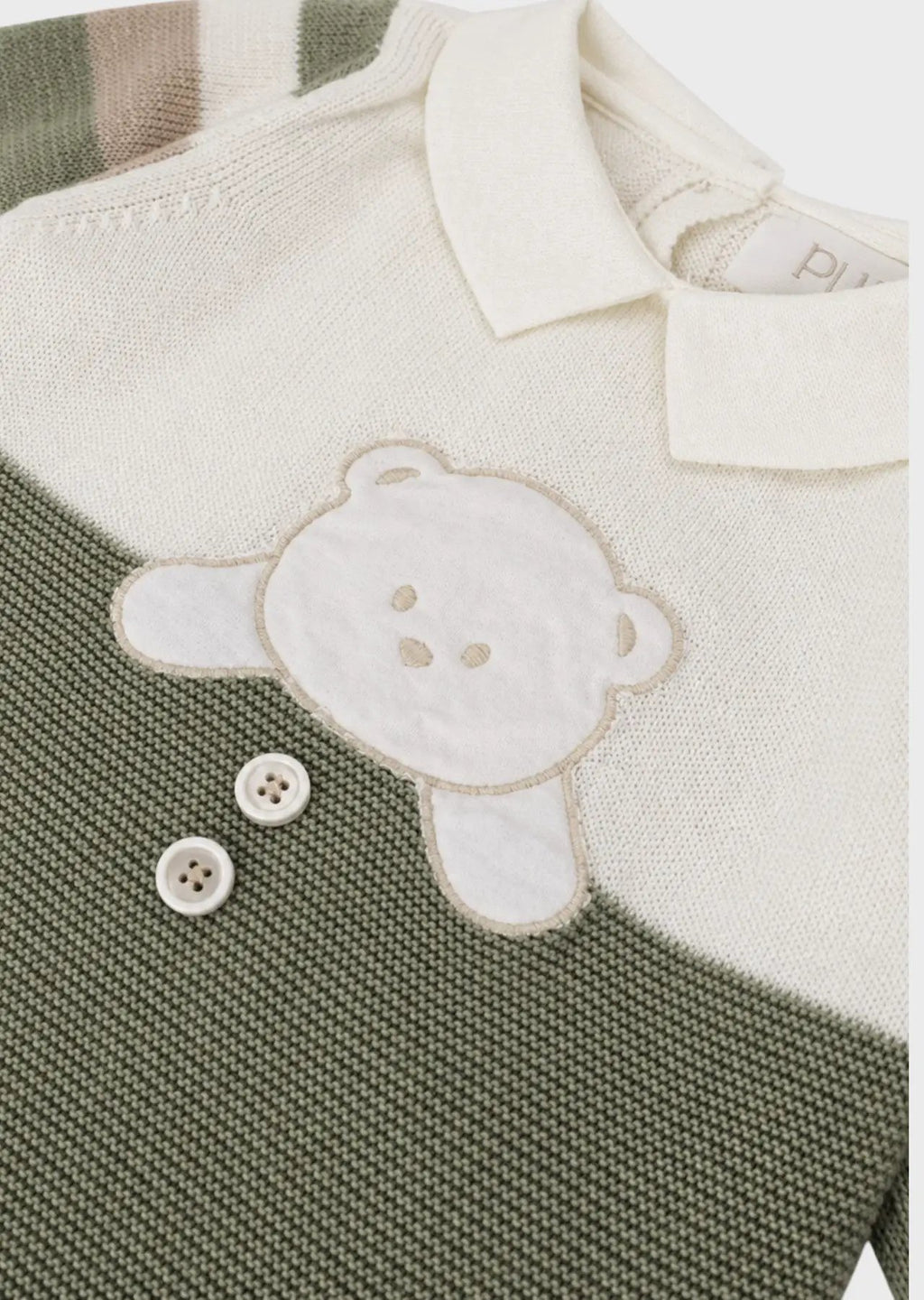 Tutina in tricot Neonato Panna PC05603 by PURE