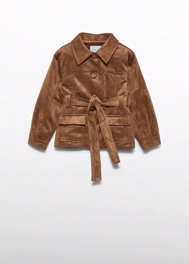 Cappotto Bimba Marrone 5887/5 by ABEL & LULA