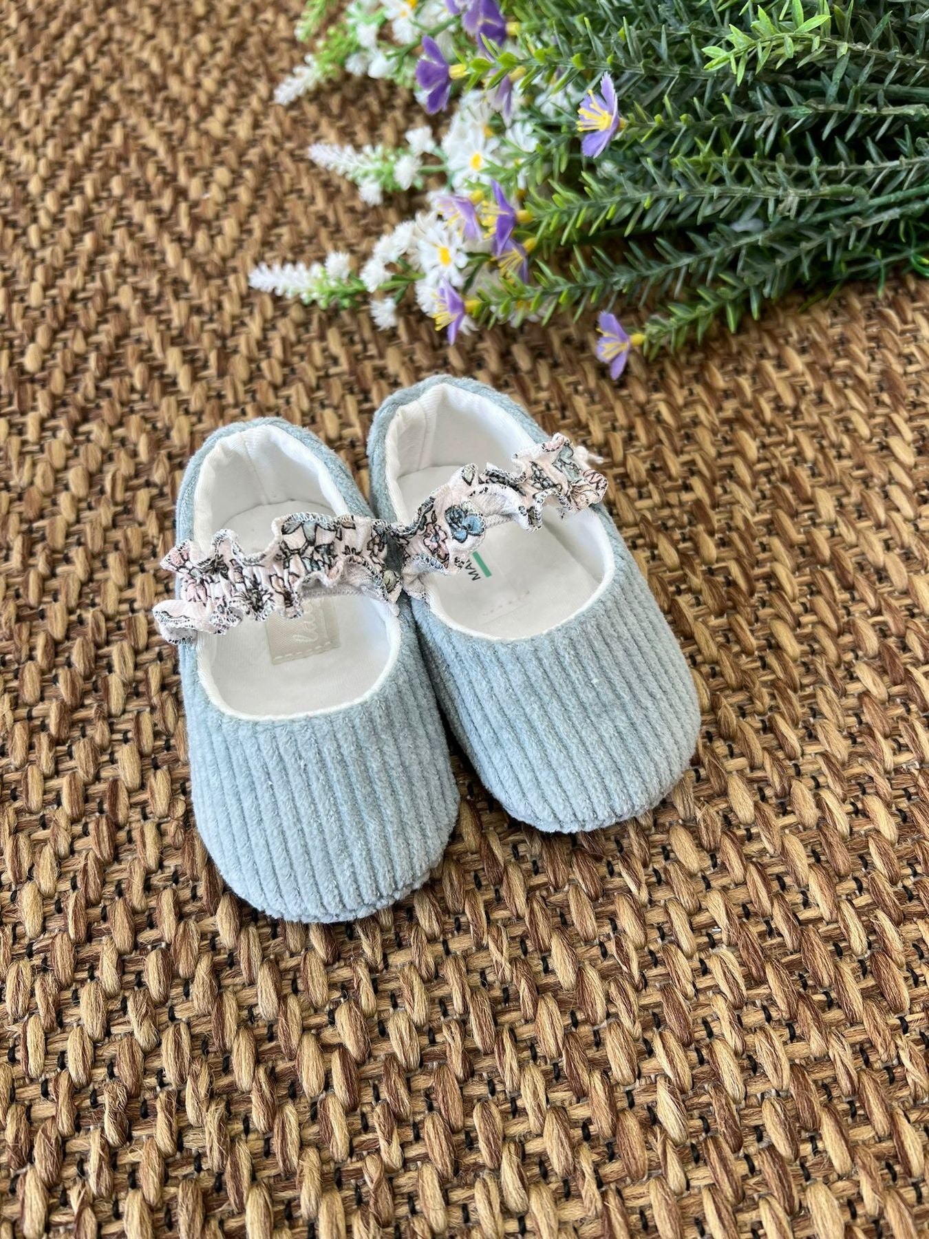 Scarpe in velluto Bimba VERDE 9L-SCL9L/V -  NANU' BABY