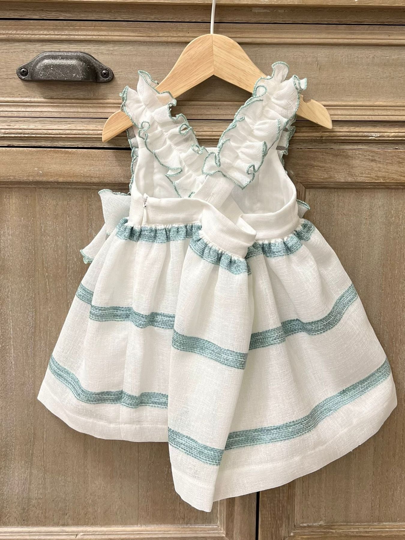 Abito Bimba VERDE 7191/V -  NANU' BABY
