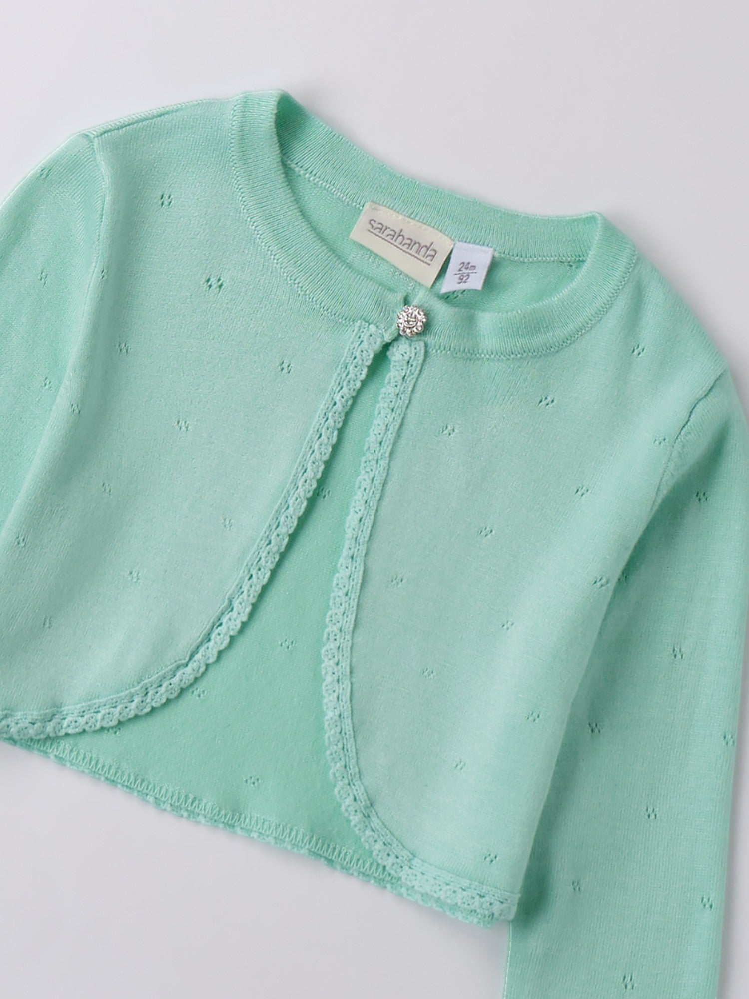 Cardigan Scaldacuore Bimba VERDE 0B333/4634 -  NANU' BABY