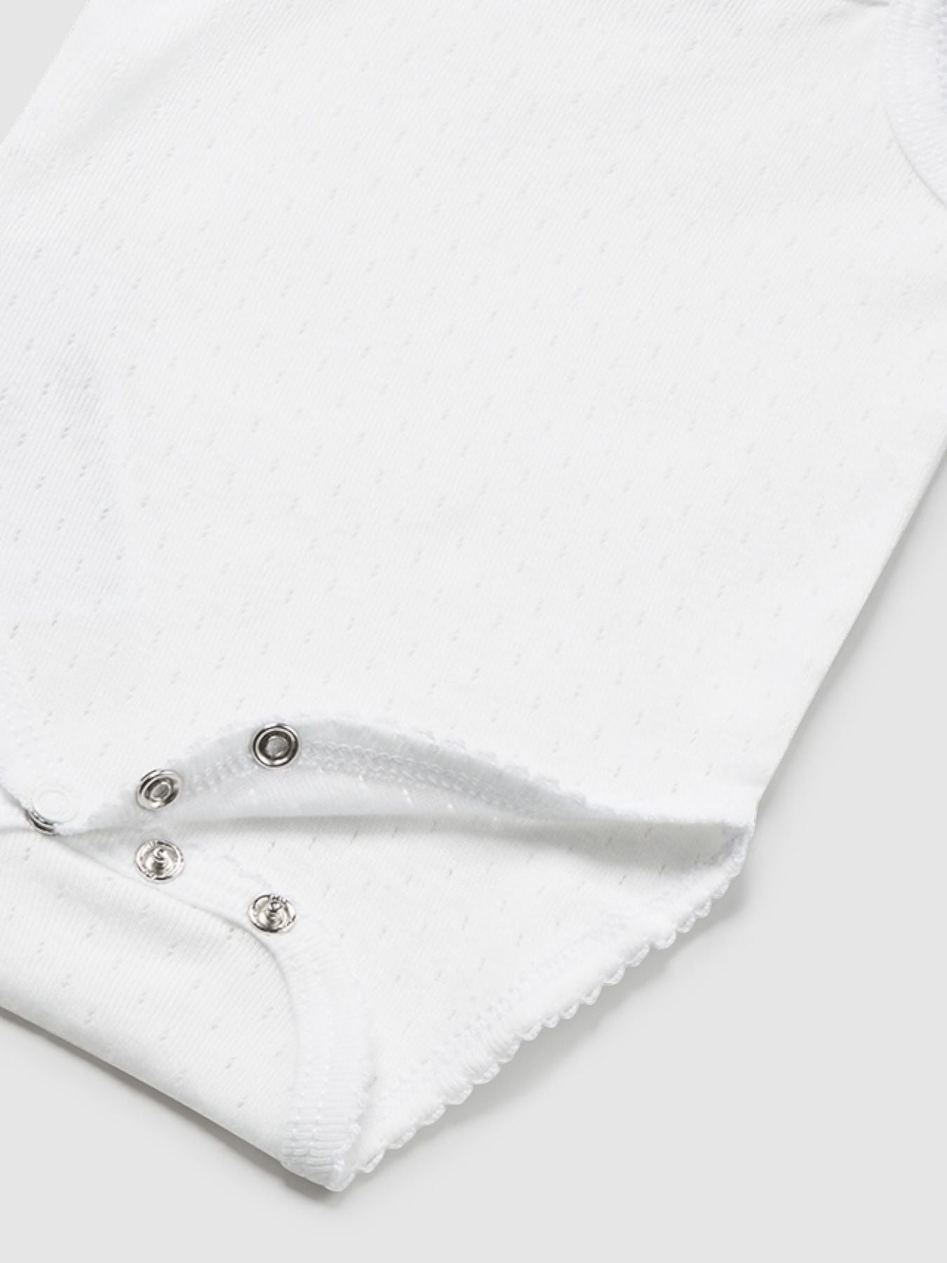 Body m/s traforato Neonata BIANCO 1790 -  NANU' BABY