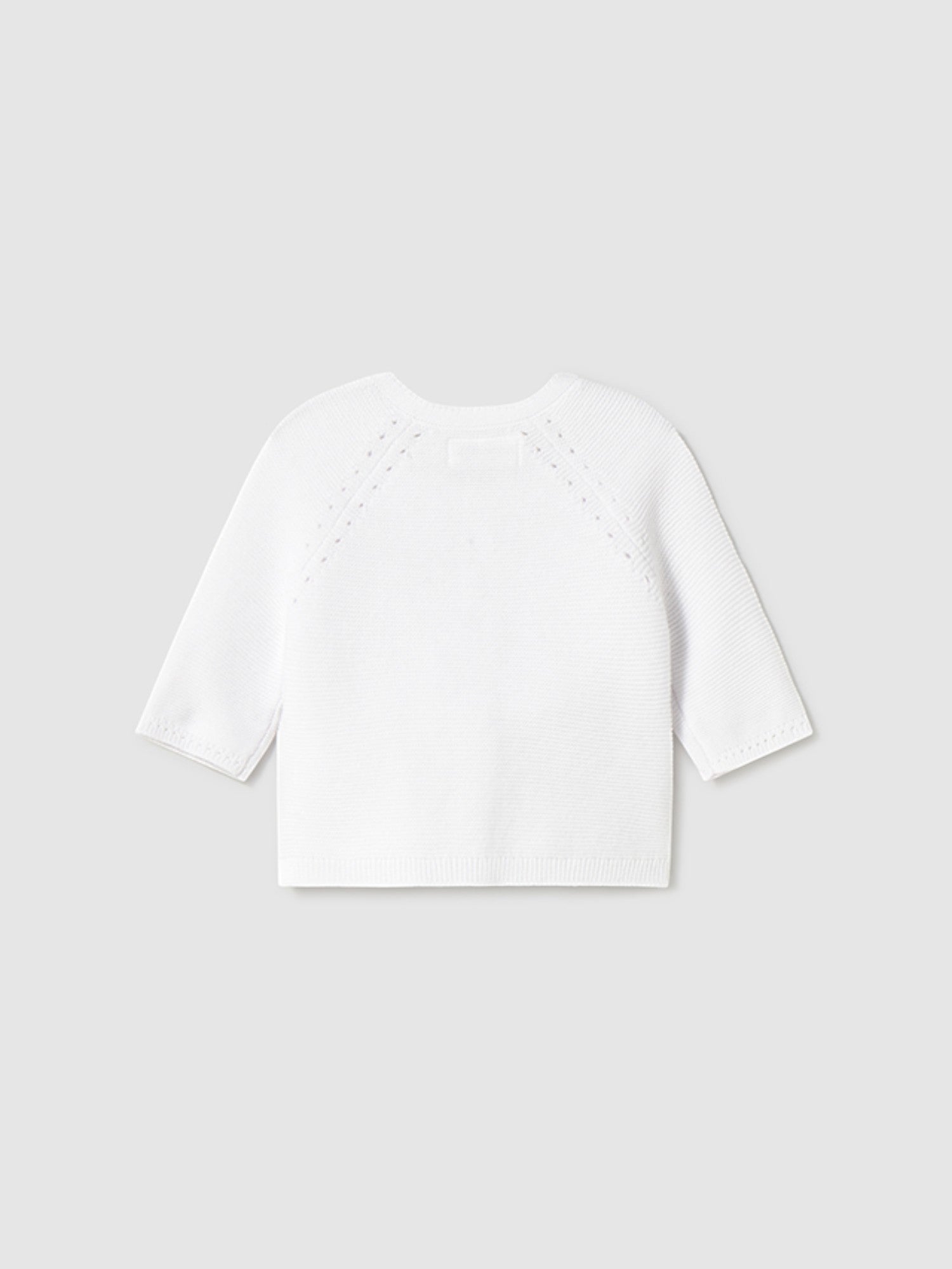 Giacchino lungo maglia Bimba BIANCO 1307 /BI -  NANU' BABY