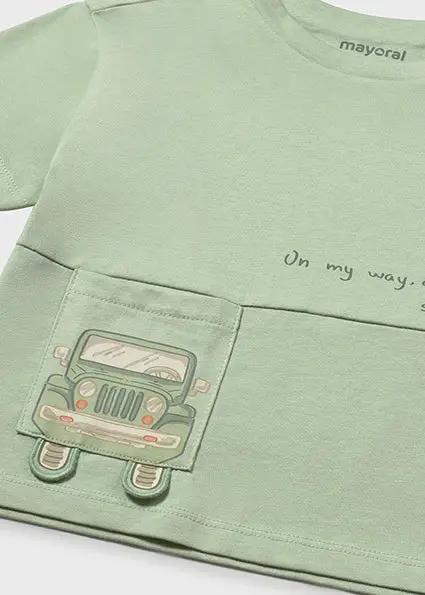 T-shirt Bimbo Verde 1005/15 by MAYORAL