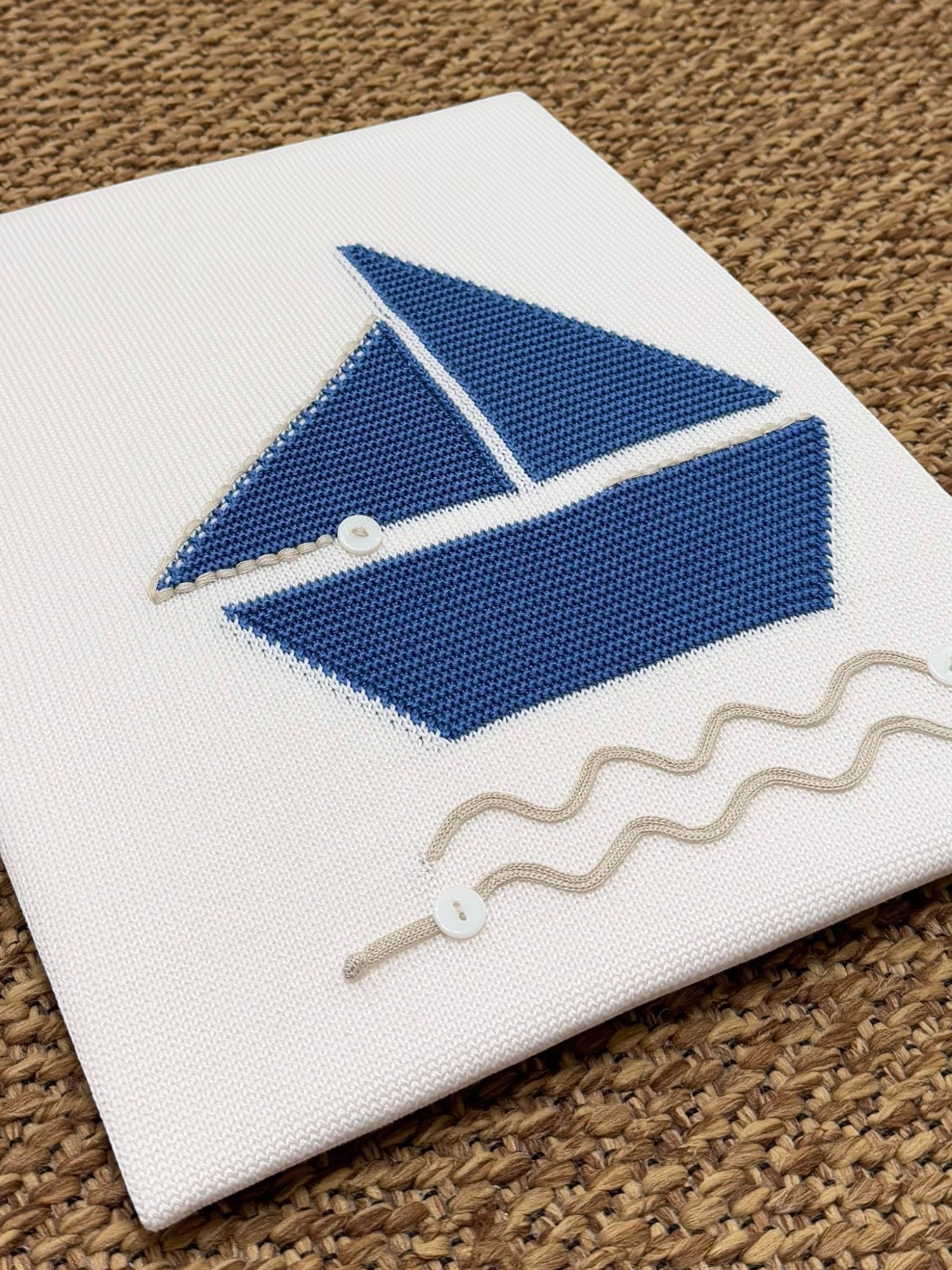 Coperta Neonato AZZURRO 7616/A -  NANU' BABY