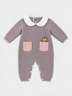 Tutina Neonata Beige ORSETTO 343/R by BABY LORD