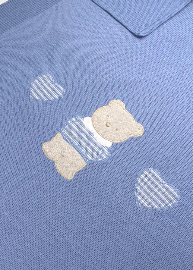Coperta Neonato Azzurro TEDDY 198/A by BABY LORD
