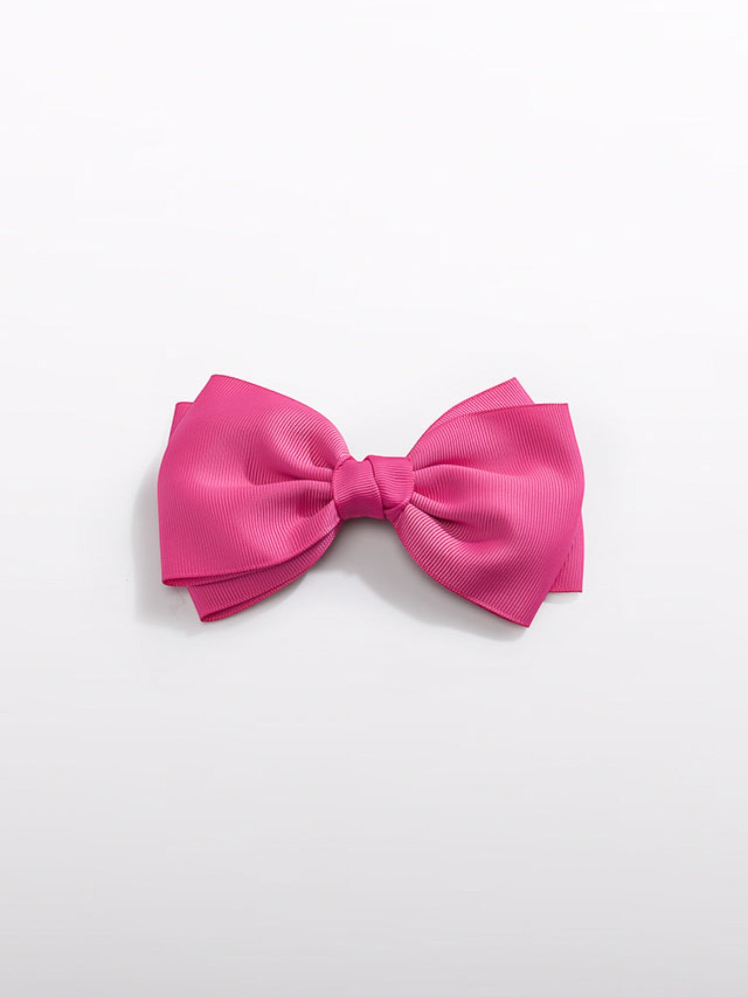 Fermaglio fiocco doppio  FUCSIA 5440 /71 -  NANU' BABY