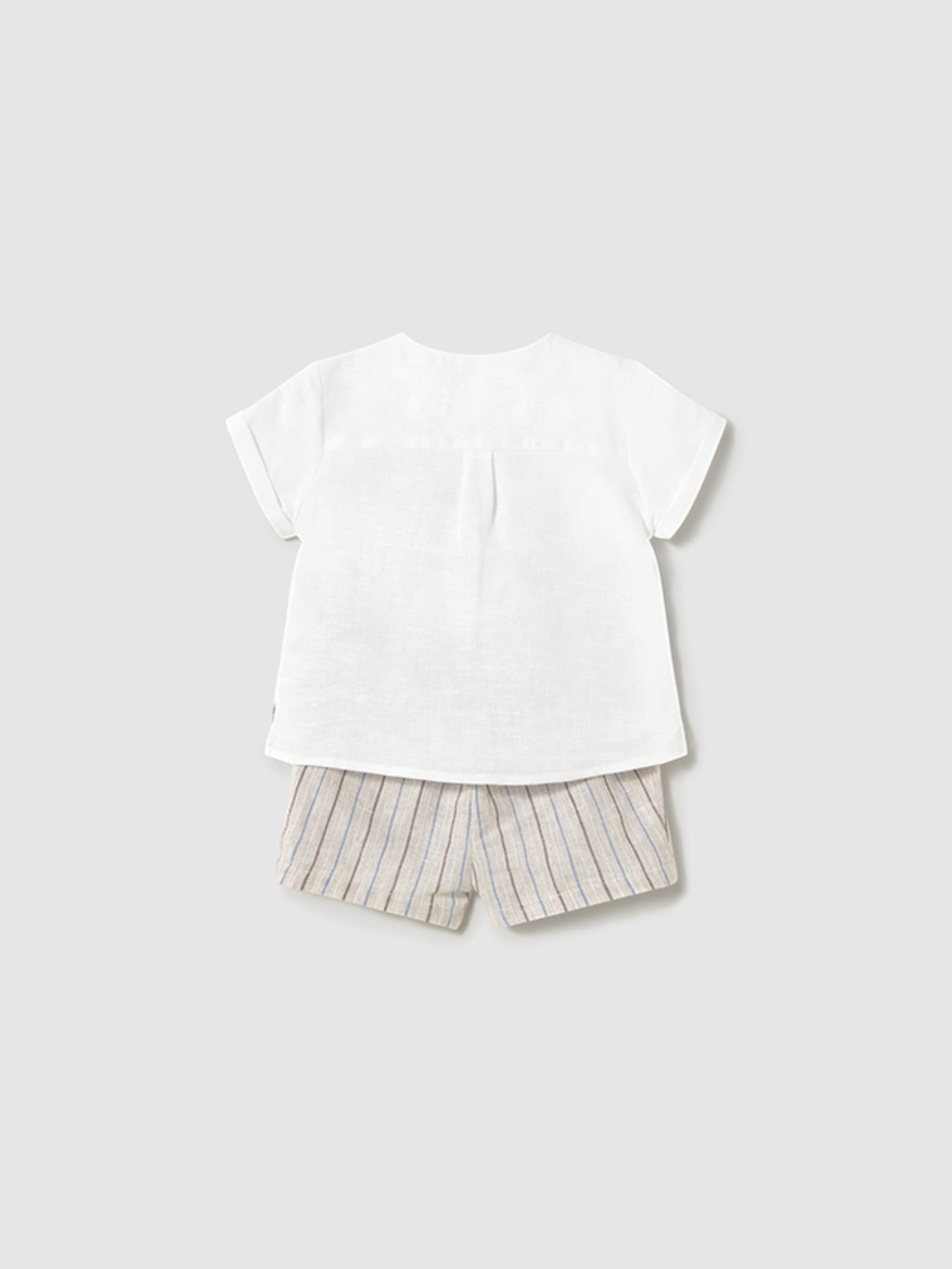Completo pantalone corto Bimbo AVORIO 1211 /A -  NANU' BABY