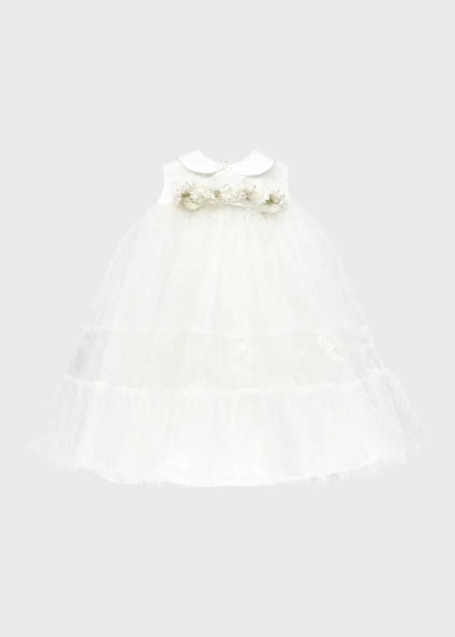 Abito Cerimonia Bimba Bianco FB099 by FLO' SARTORIA ITALIANA
