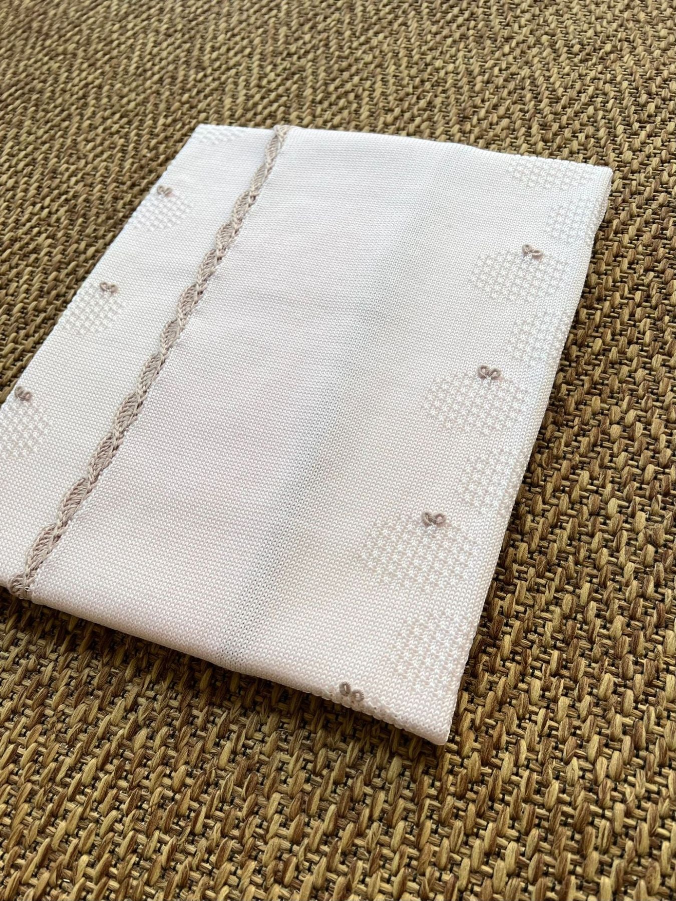 Coperta in filo sfoderata Neonata ROSA EP5380/R -  NANU' BABY