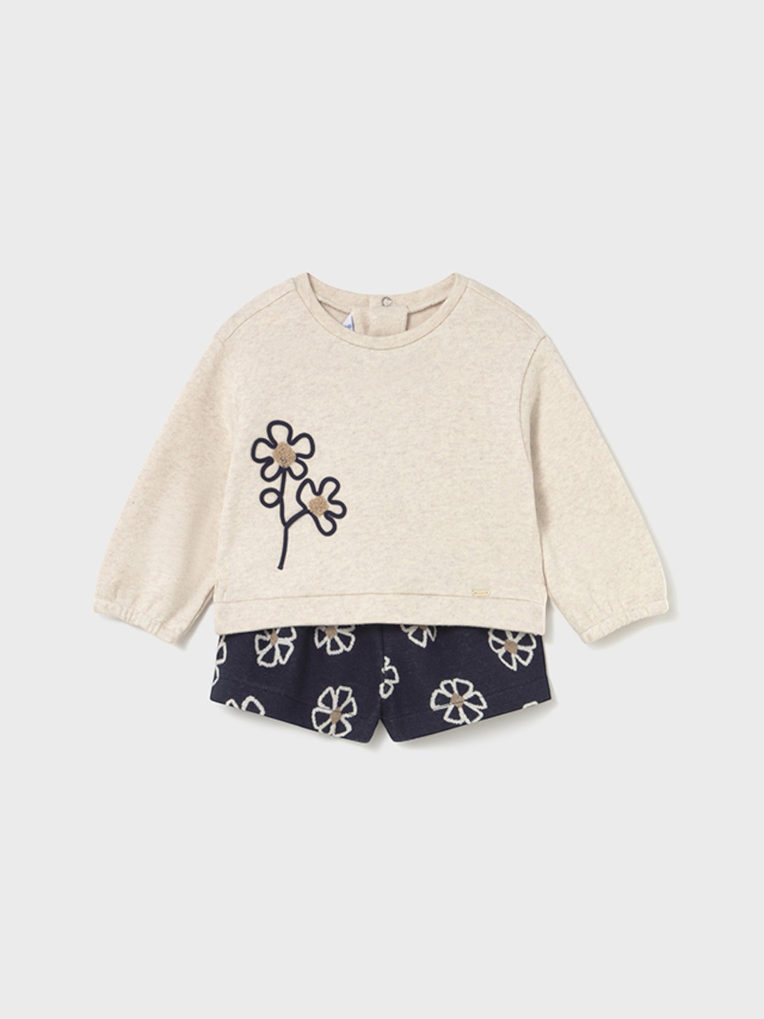 Completo bermuda jacquard Bimba Blu 2262/48 -  NANU' BABY
