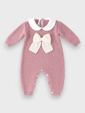 Tutina Neonata Rosa MAGLIA INGLESE FIOCCO 344/5730 by BABY LORD