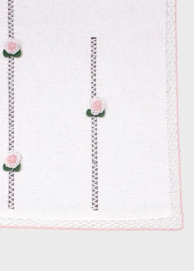 Coperta Neonata Bianco DELIZIA/CO by PICCOLA GIUGGIOLA