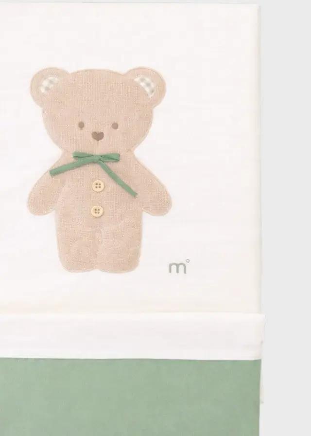 Coperta Neonato Verde EB6281 by MARLU'