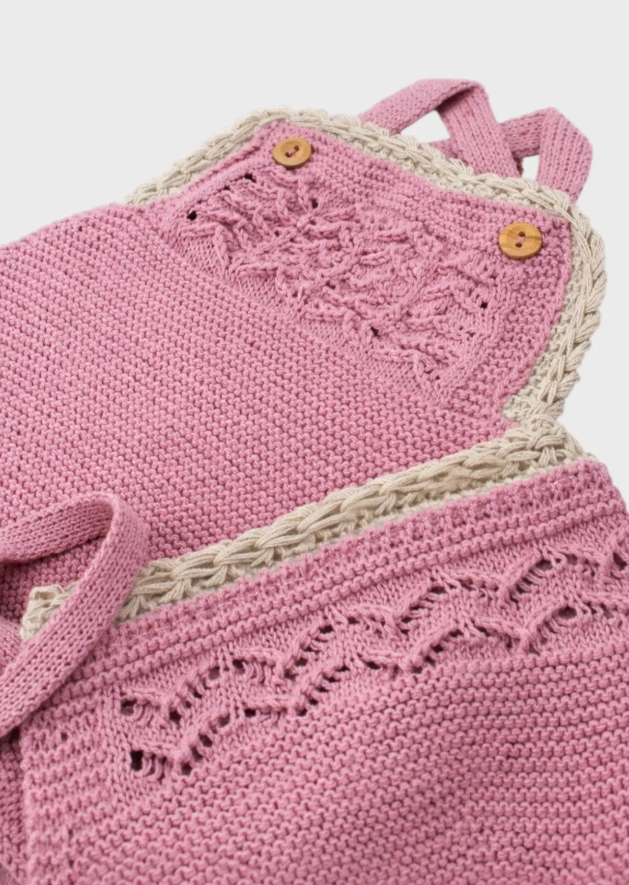 Salopette Bimba Rosa CROCHE' 8004/54 by MARTA Y PAULA