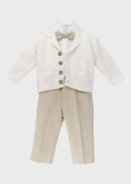 Completo Cerimonia Bimbo Beige MN408430/4910-26 by COLORICHIARI