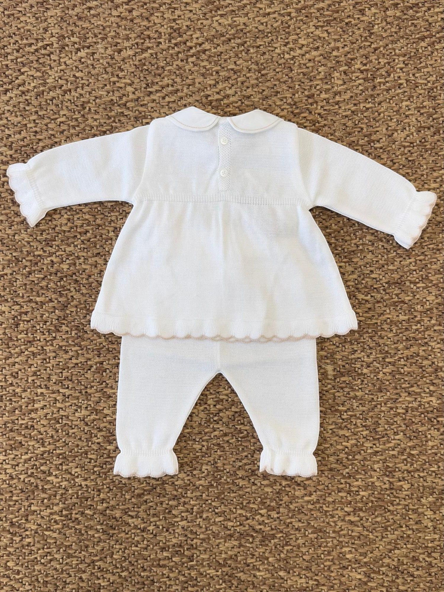 Completo nascita Neonata BIANCO EB2919 -  NANU' BABY