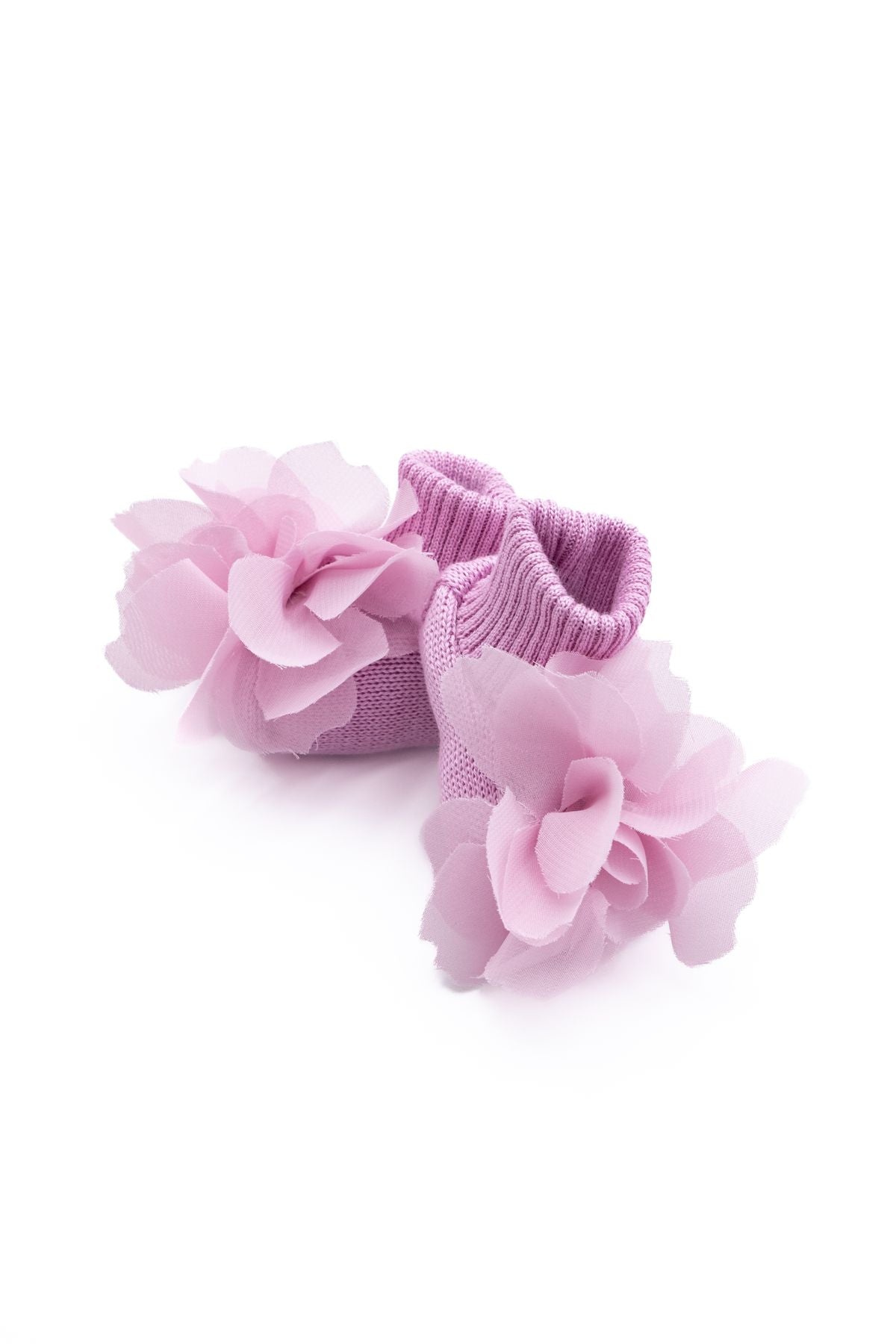 Babbucce Fiore Neonata CORALLO EL35S -  NANU' BABY