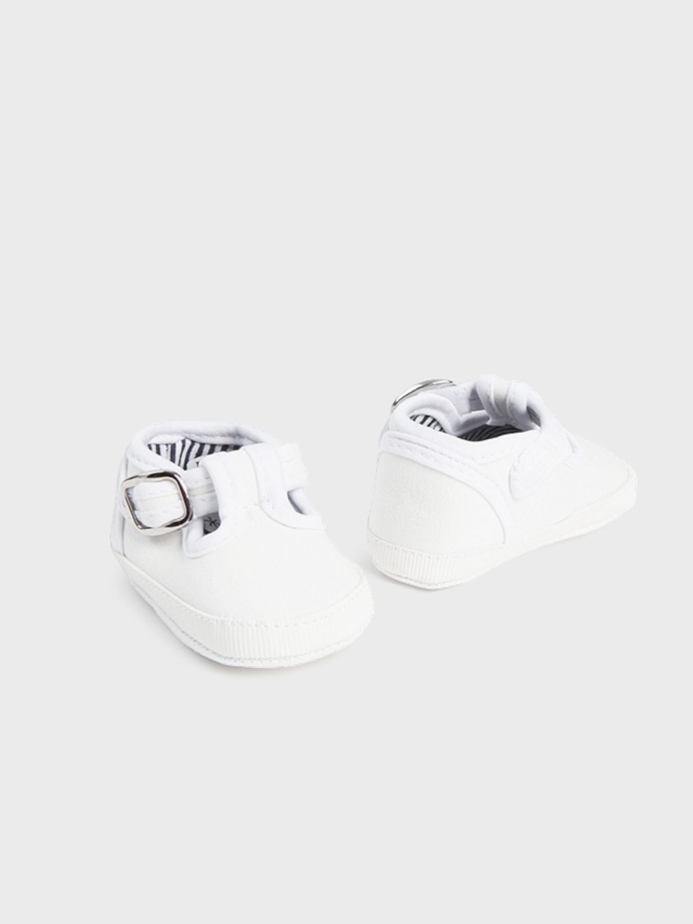 Scarpetta in tela Bimbo BIANCO 9731/B -  NANU' BABY