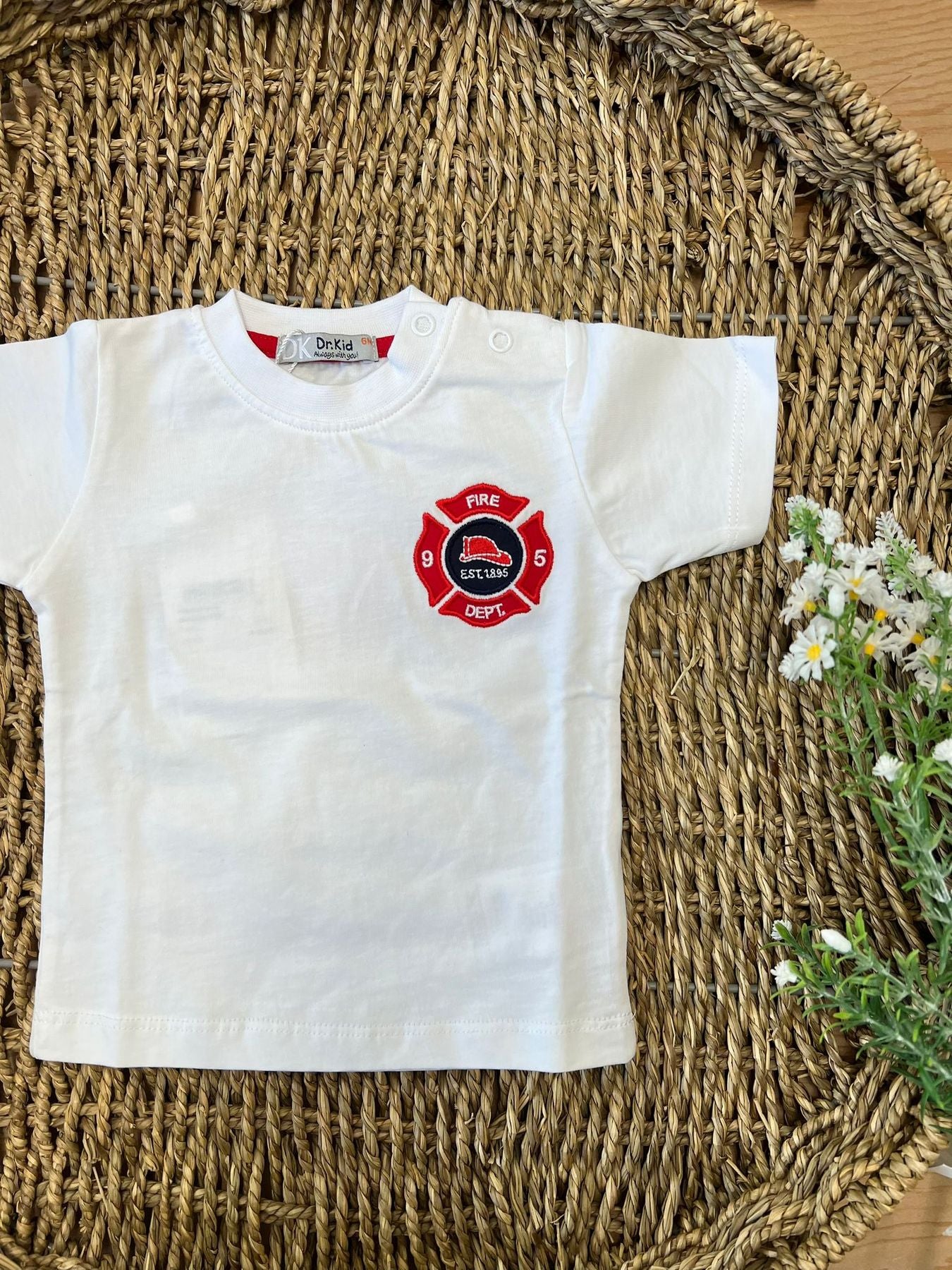 T-shirt Lets'go Bimbo BIANCO PRESERVE DK503 -  NANU' BABY