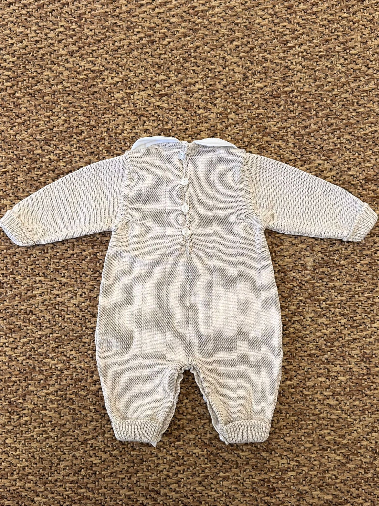 Tutina Neonato BIANCO T66L/3001 -  NANU' BABY