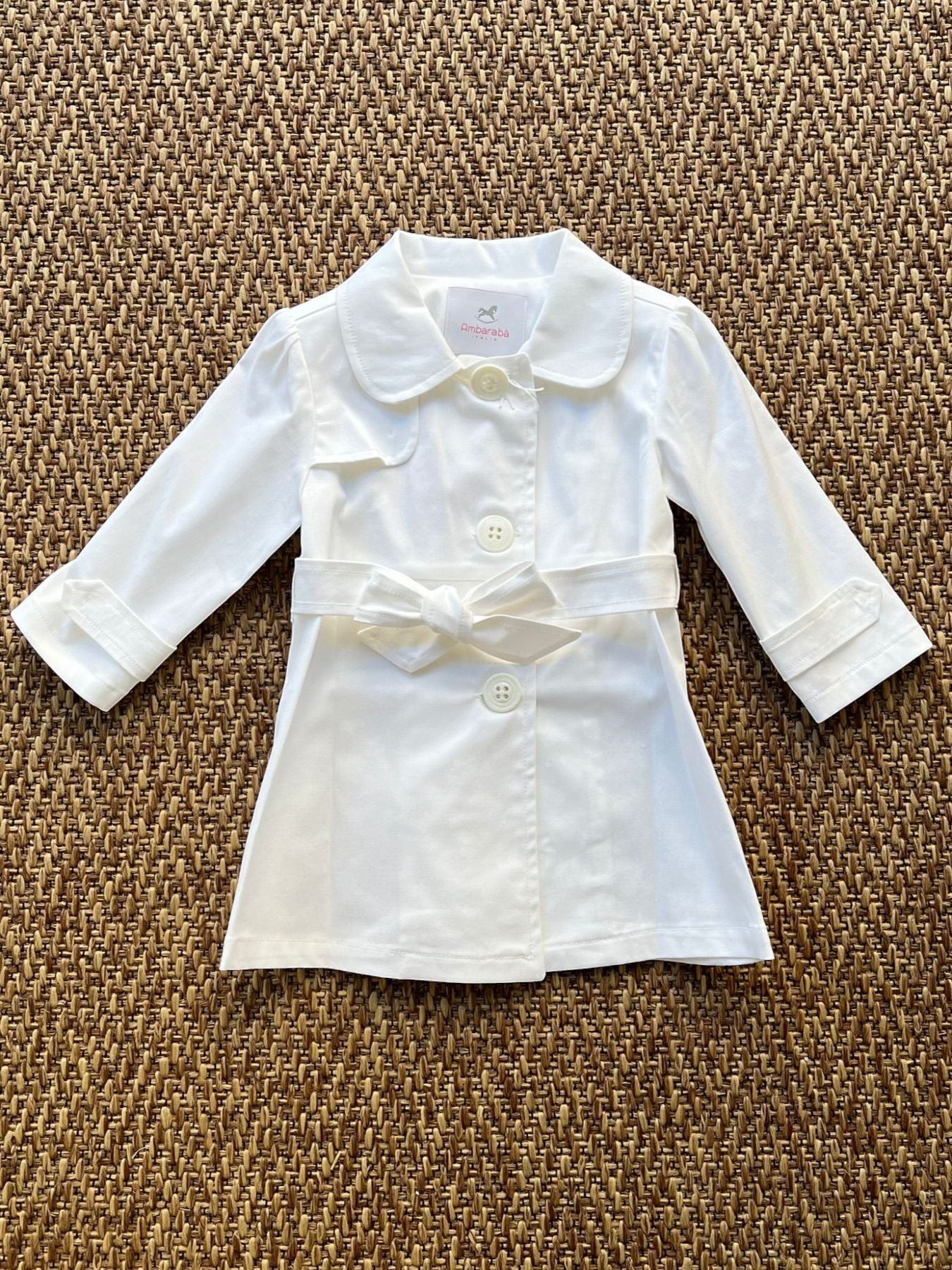 TRENCH Bimba BIANCO FF37108/T05/BI -  NANU' BABY