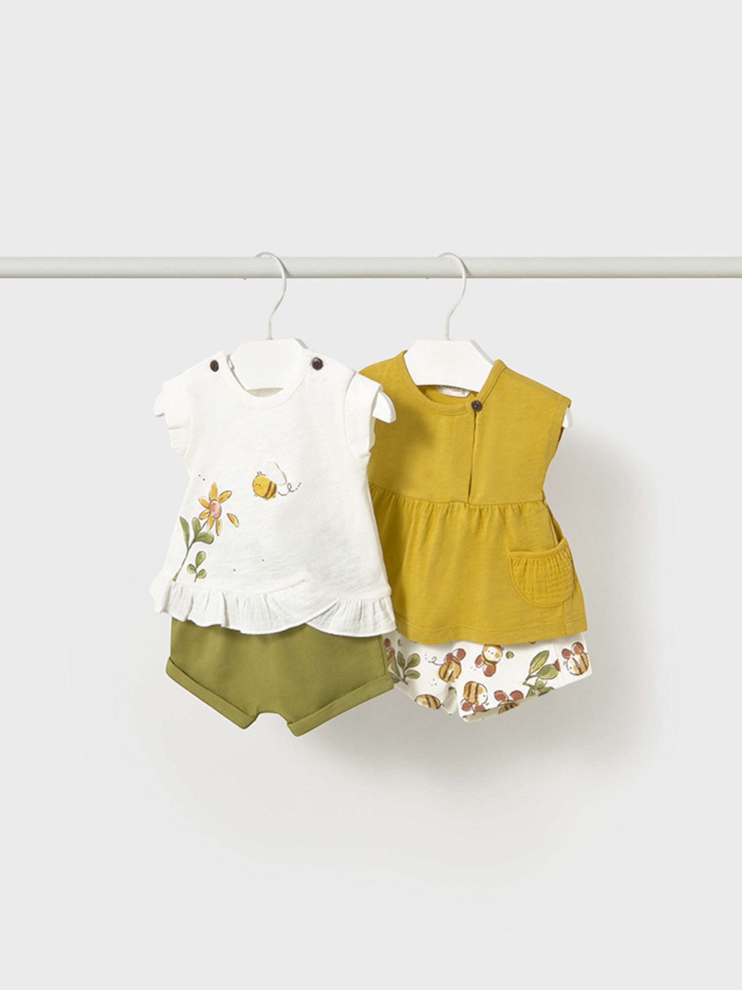 Completo punto 4 pezzi Bimba VERDE 1664 /V -  NANU' BABY