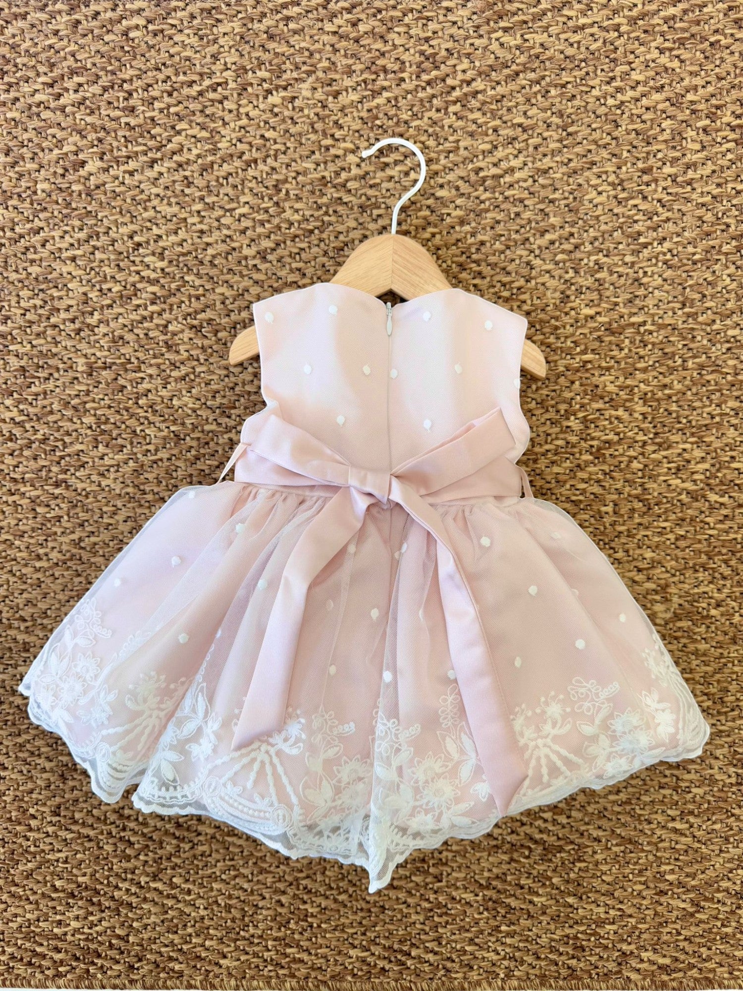 Abito  Cerimonia Bimba ROSA B0436A -  NANU' BABY