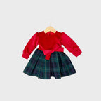 Abito Bimba Rosso B0573A1 by BUFI